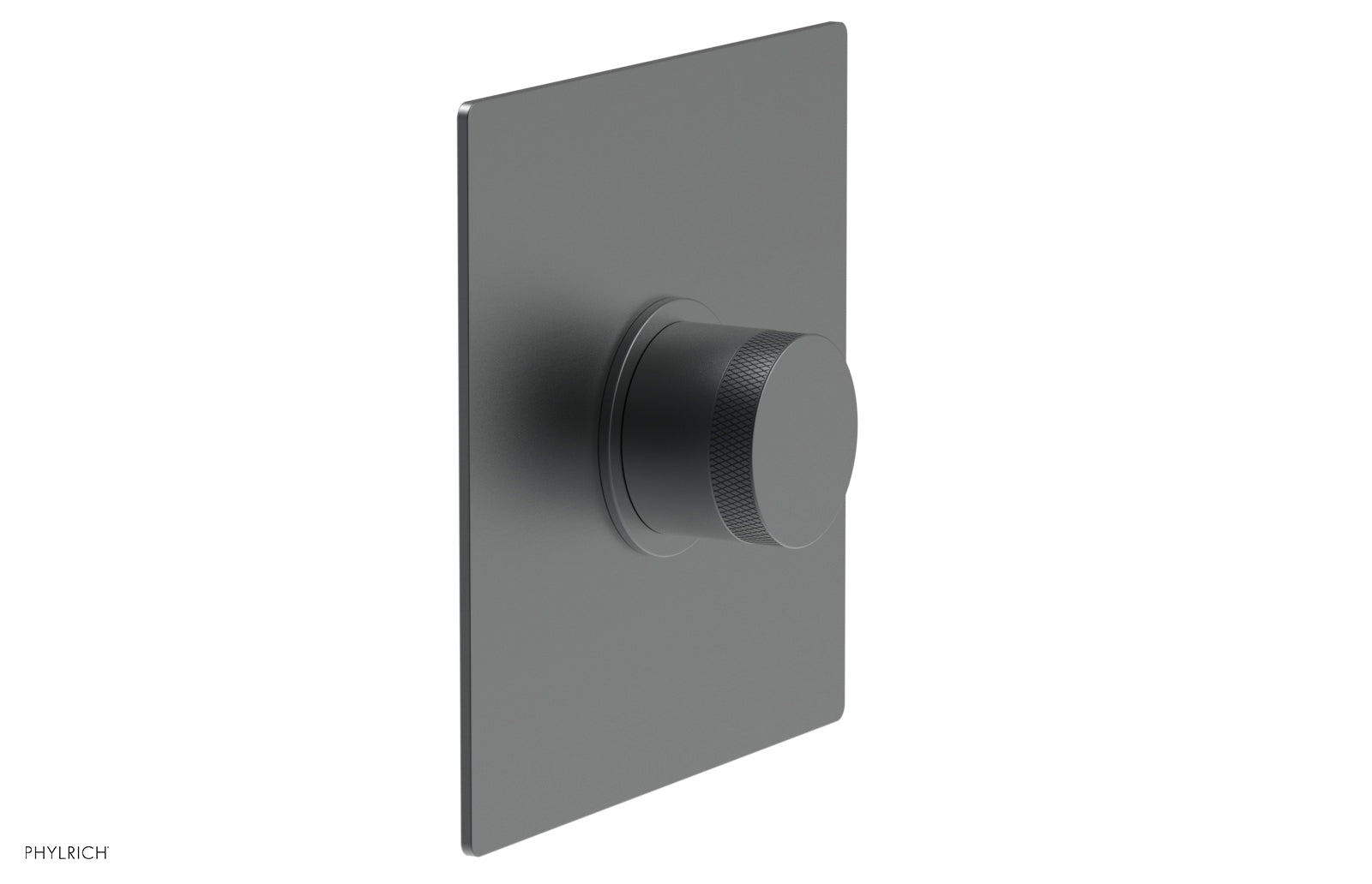 Phylrich BASIC II Pressure Balance Square Shower Plate & Knurled Handle Trim