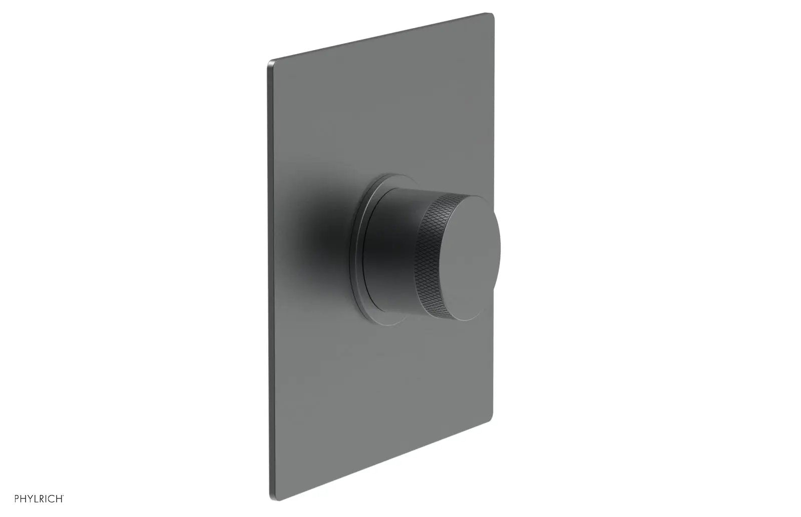Phylrich BASIC II Pressure Balance Square Shower Plate & Knurled Handle Trim by Phylrich