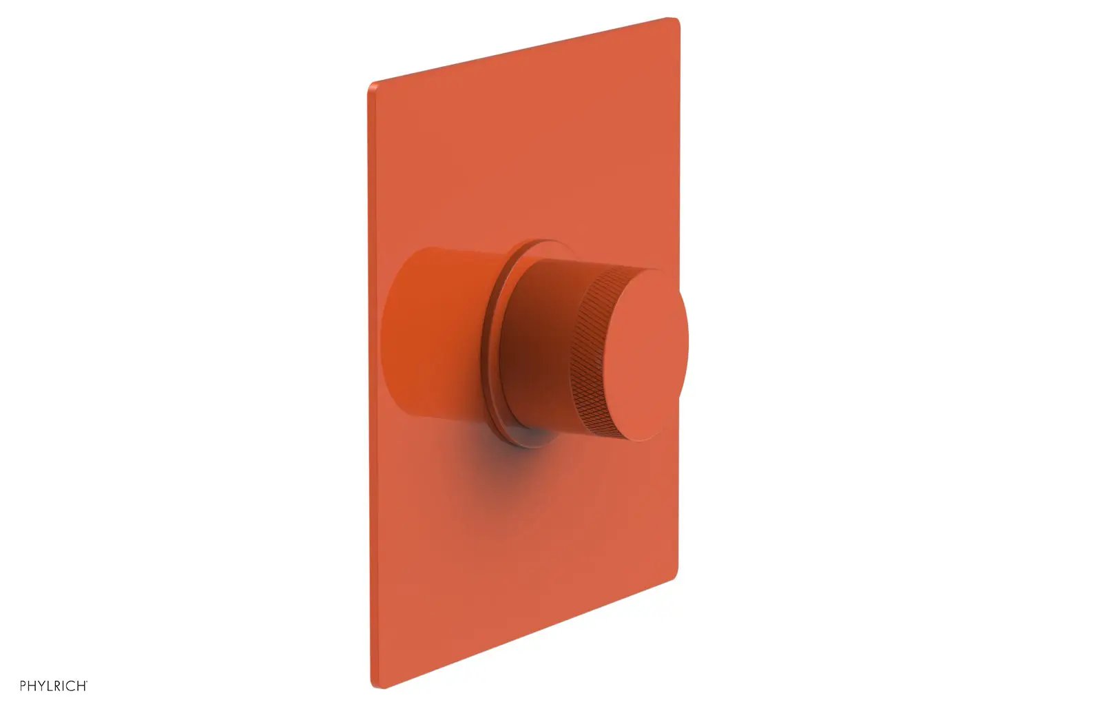 Phylrich BASIC II Pressure Balance Square Shower Plate & Knurled Handle Trim by Phylrich