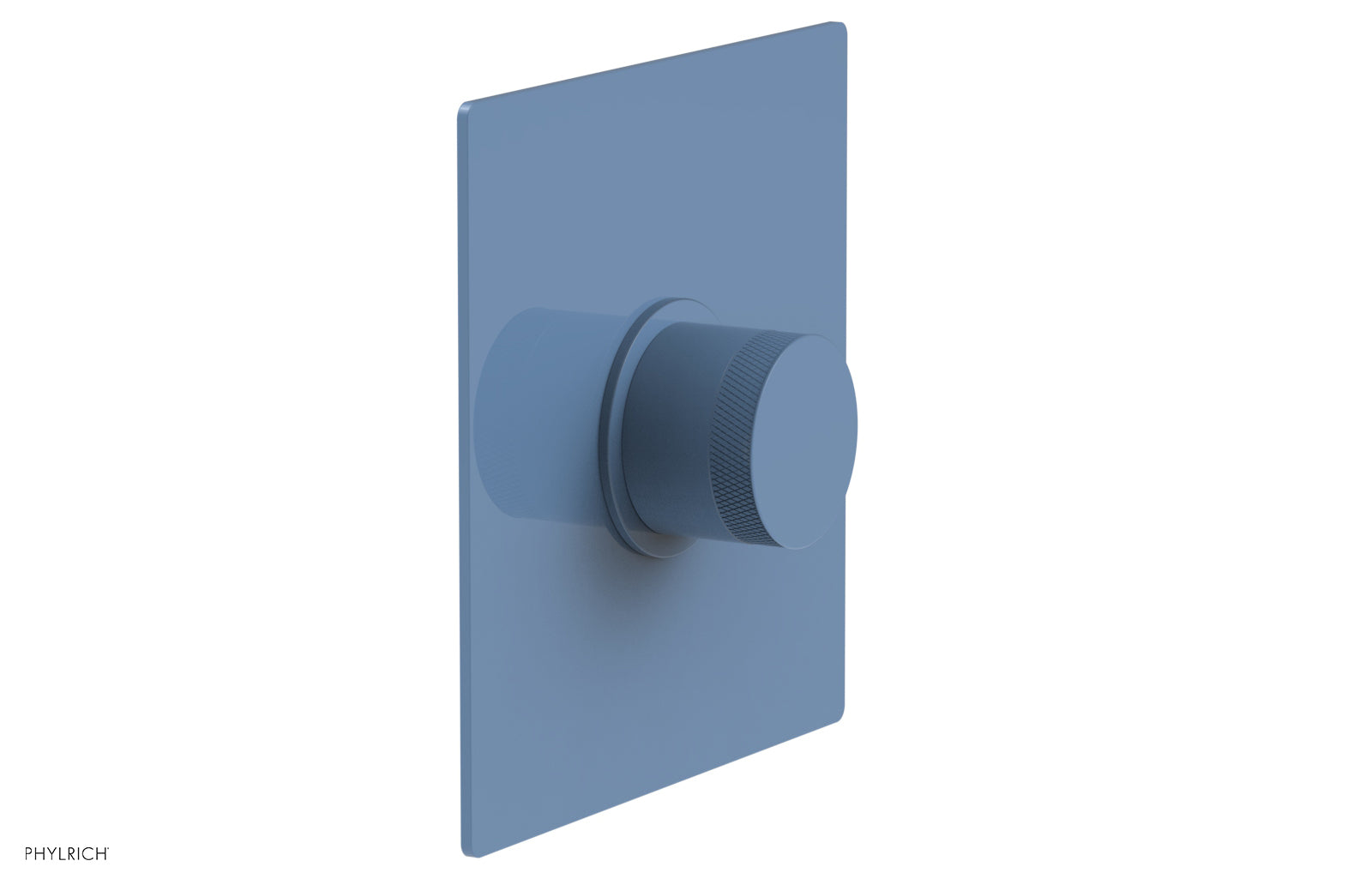 Phylrich BASIC II Pressure Balance Square Shower Plate & Knurled Handle Trim by Phylrich