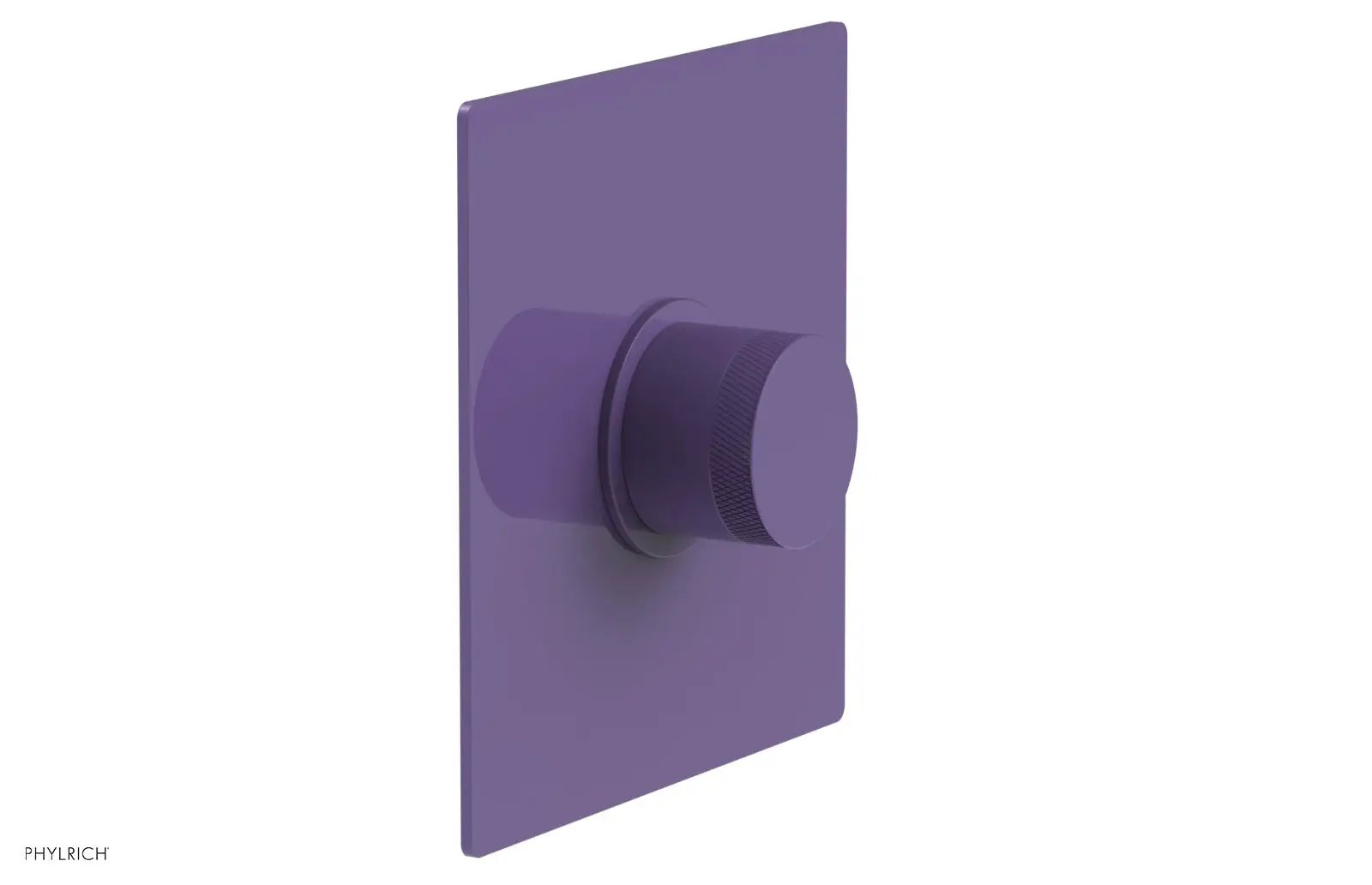 Phylrich BASIC II Pressure Balance Square Shower Plate & Knurled Handle Trim by Phylrich