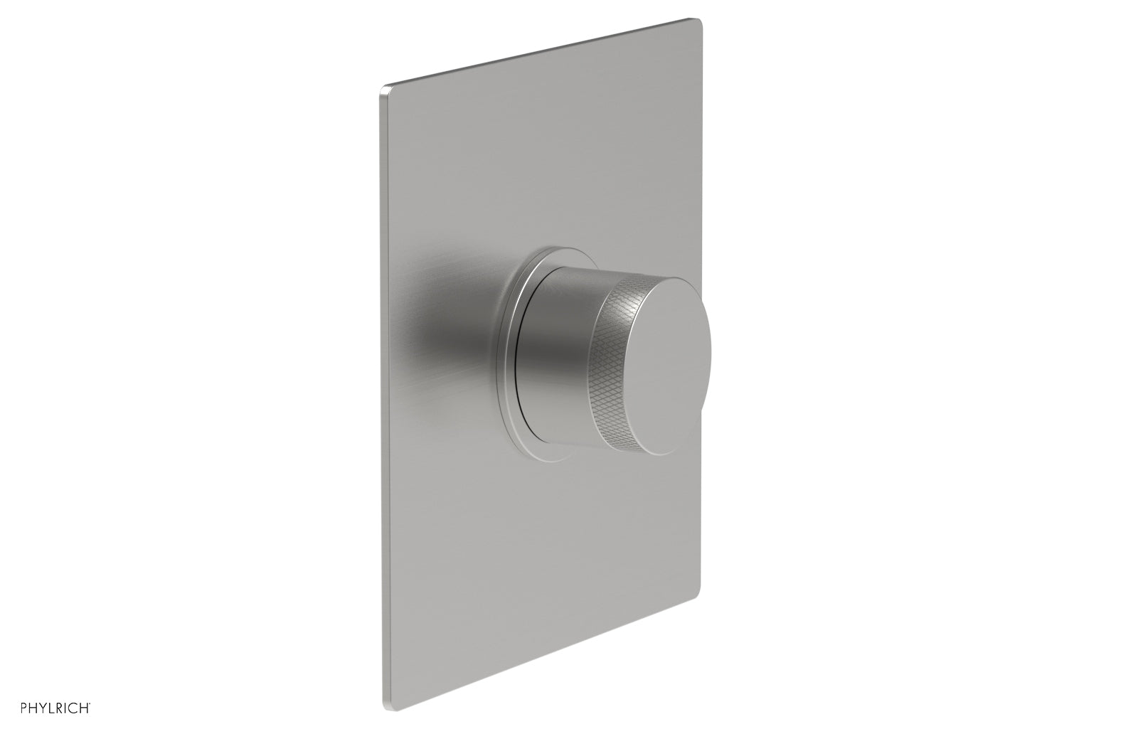 Phylrich BASIC II Pressure Balance Square Shower Plate & Knurled Handle Trim