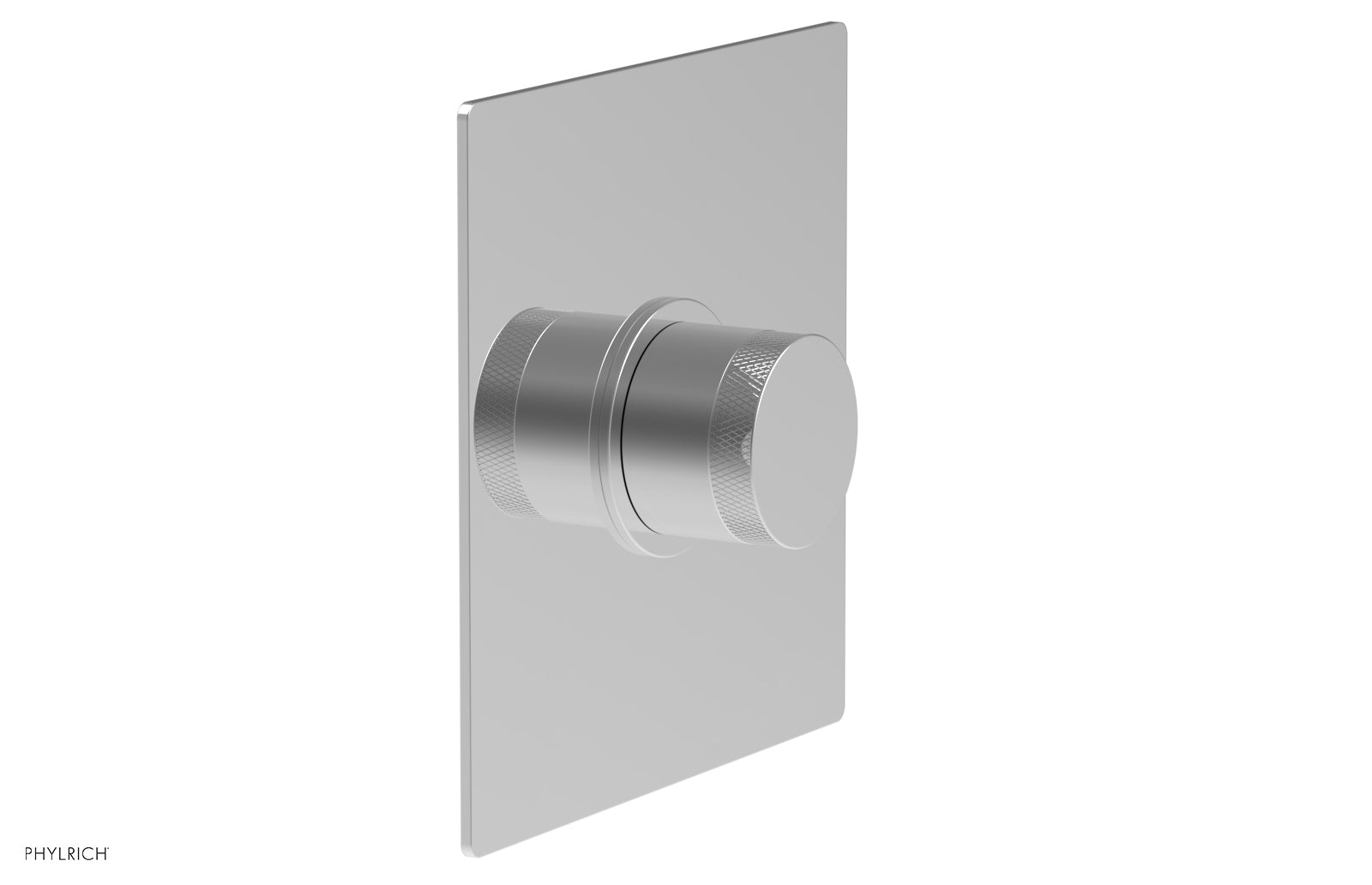 polished chrome shower plate