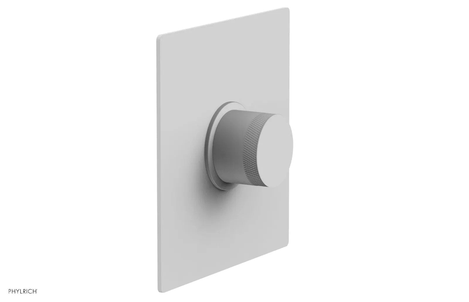 Phylrich BASIC II Pressure Balance Square Shower Plate & Knurled Handle Trim by Phylrich