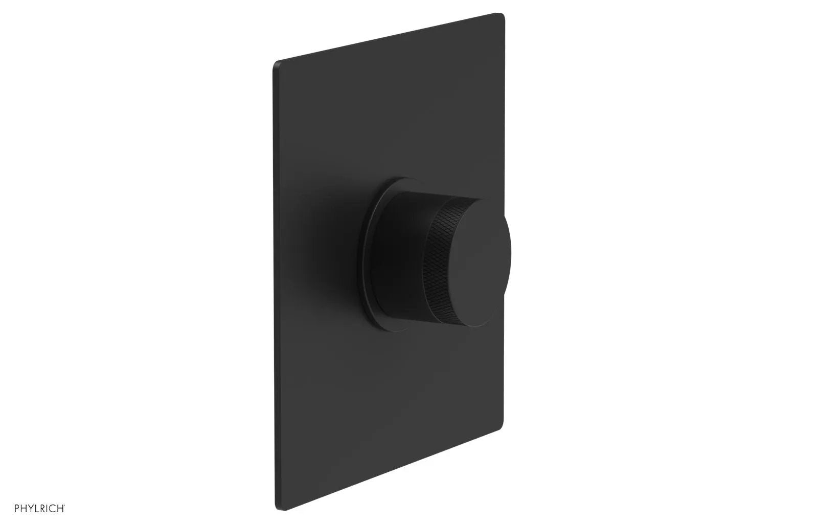 Phylrich BASIC II Pressure Balance Square Shower Plate & Knurled Handle Trim by Phylrich