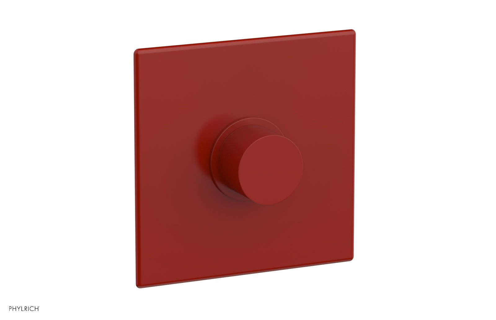 Phylrich BASIC II Pressure Balance Square Shower Plate & Smooth Handle Trim