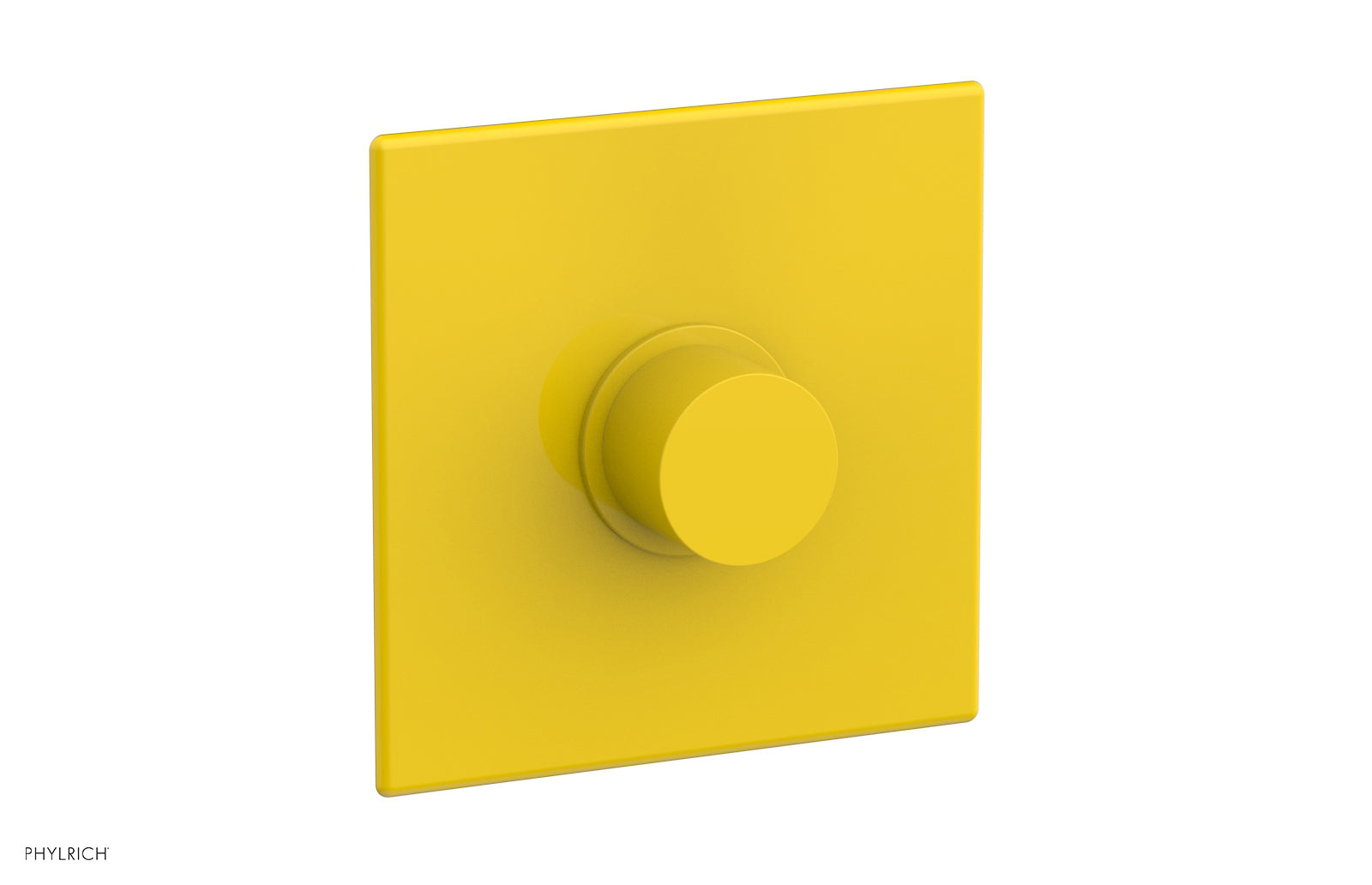 Phylrich BASIC II Pressure Balance Square Shower Plate & Smooth Handle Trim