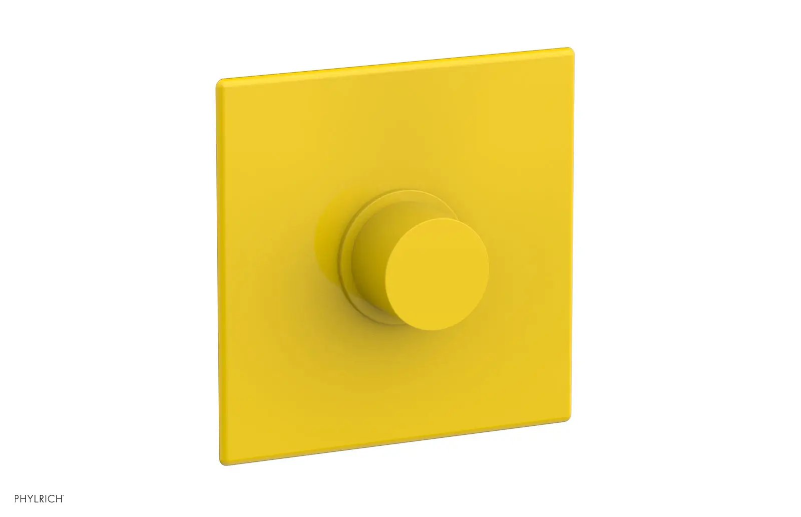 Phylrich BASIC II Pressure Balance Square Shower Plate & Smooth Handle Trim by Phylrich