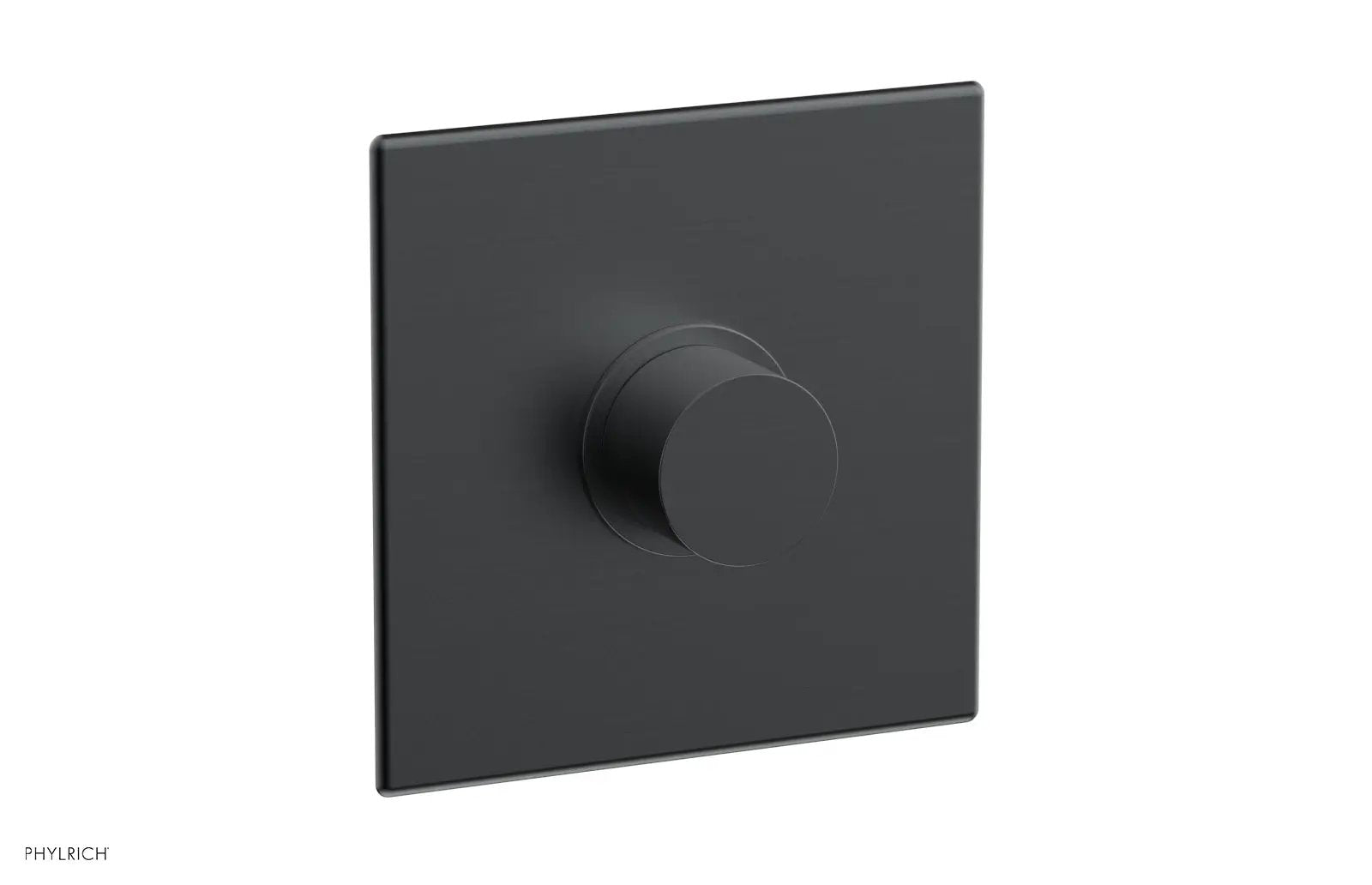 Phylrich BASIC II Pressure Balance Square Shower Plate & Smooth Handle Trim by Phylrich