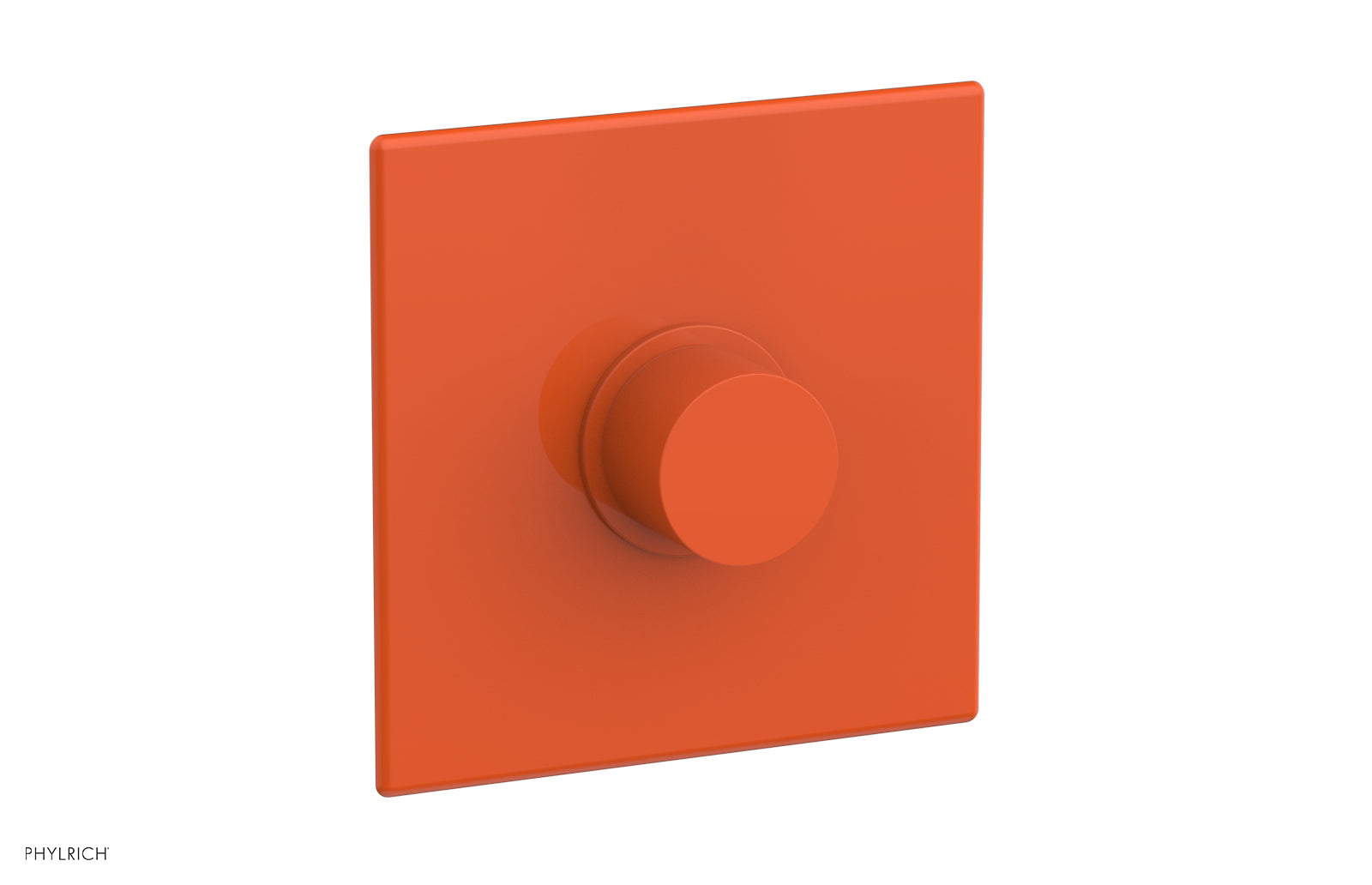 Phylrich BASIC II Pressure Balance Square Shower Plate & Smooth Handle Trim