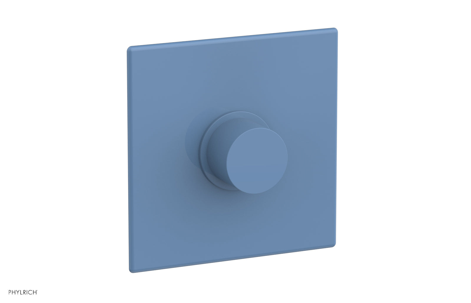 Phylrich BASIC II Pressure Balance Square Shower Plate & Smooth Handle Trim