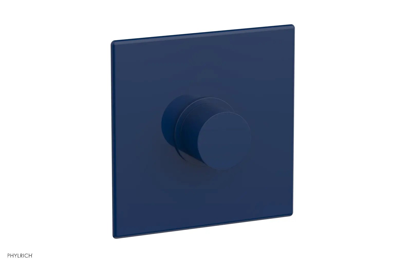 Phylrich BASIC II Pressure Balance Square Shower Plate & Smooth Handle Trim by Phylrich