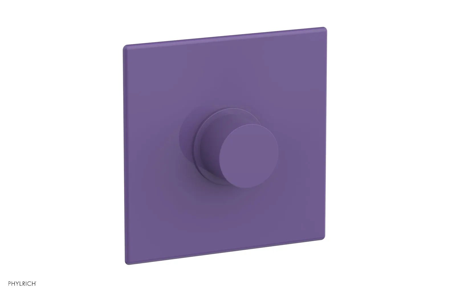 Phylrich BASIC II Pressure Balance Square Shower Plate & Smooth Handle Trim by Phylrich