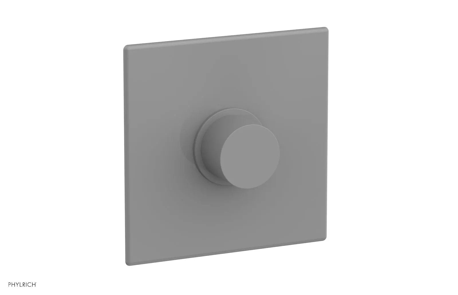 Phylrich BASIC II Pressure Balance Square Shower Plate & Smooth Handle Trim by Phylrich