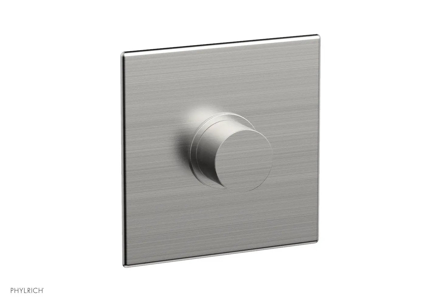 Phylrich BASIC II 3/4" Thermostatic Square Shower Trim, Smooth Handle by Phylrich
