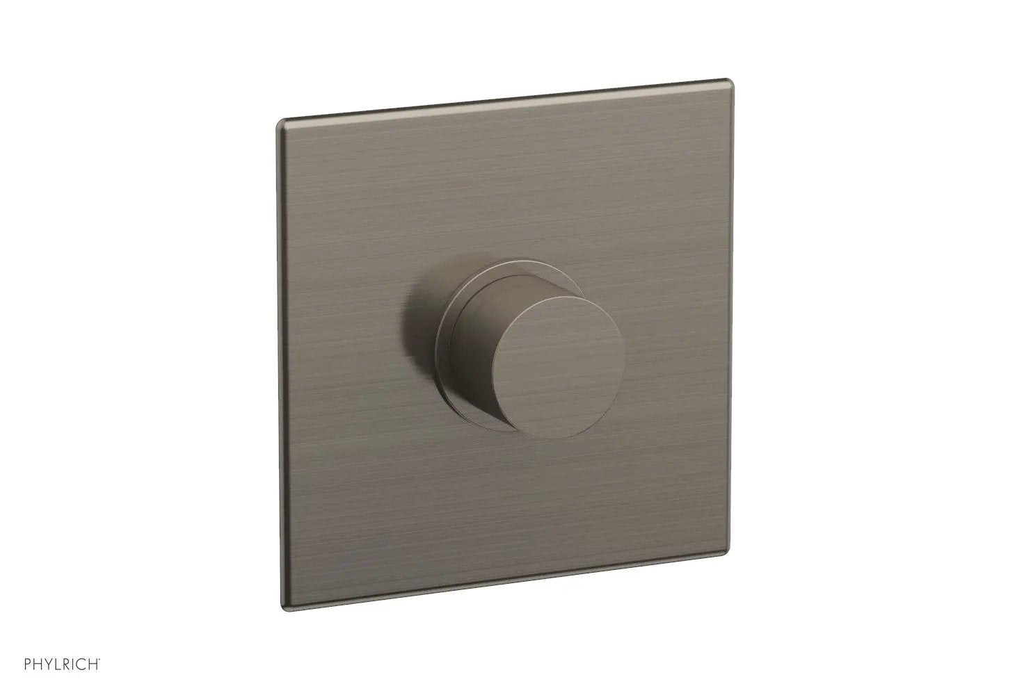 Phylrich BASIC II Pressure Balance Square Shower Plate & Smooth Handle Trim by Phylrich