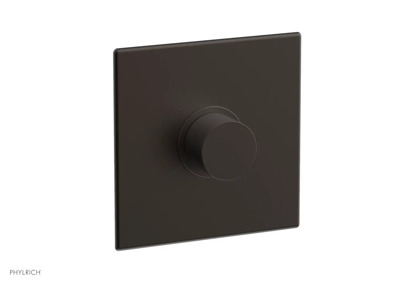 Phylrich BASIC II Pressure Balance Square Shower Plate & Smooth Handle Trim by Phylrich