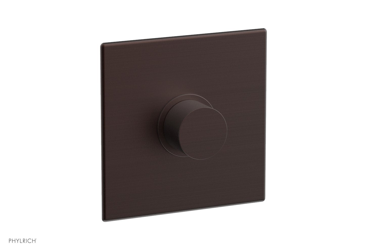 Phylrich BASIC II Pressure Balance Square Shower Plate & Smooth Handle Trim