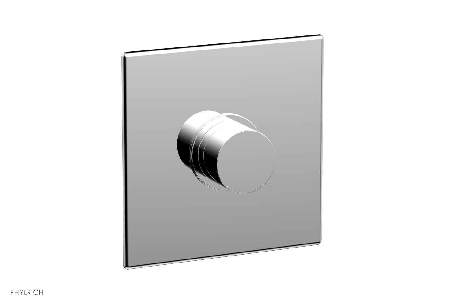 polished chrome shower trim