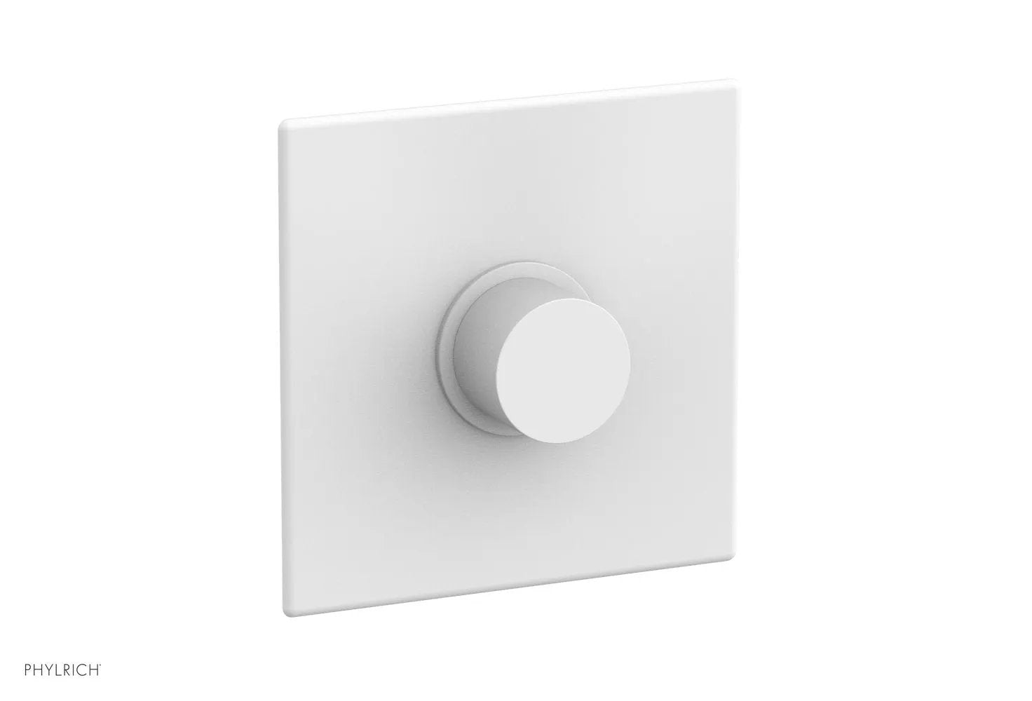 Phylrich BASIC II 3/4" Thermostatic Square Shower Trim, Smooth Handle by Phylrich