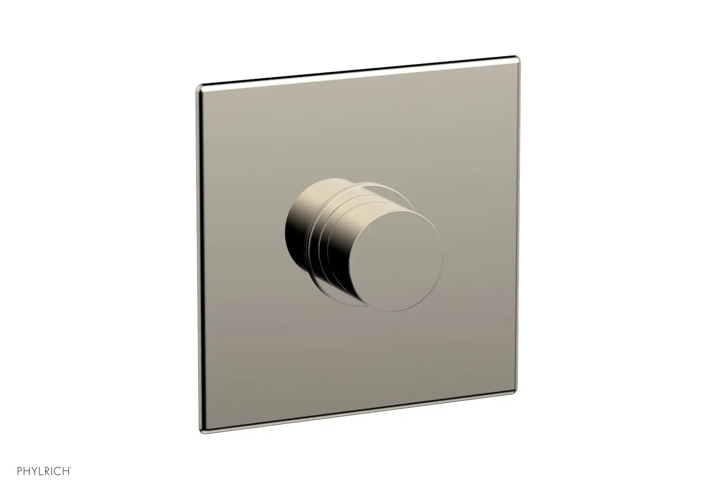 Phylrich BASIC II Pressure Balance Square Shower Plate & Smooth Handle Trim by Phylrich