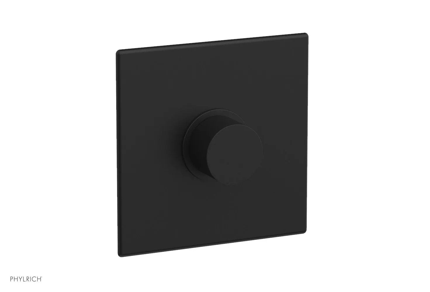 Phylrich BASIC II Pressure Balance Square Shower Plate & Smooth Handle Trim by Phylrich