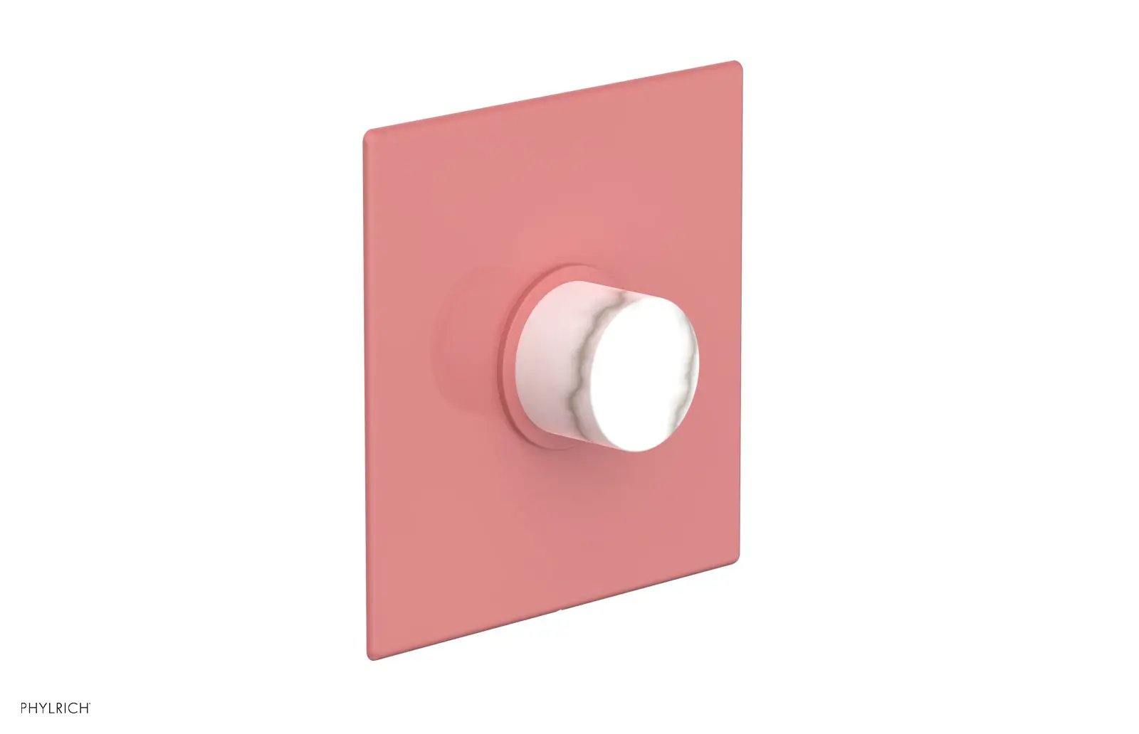 Phylrich BASIC II 3/4" Thermostatic Shower Trim - White Marble by Phylrich