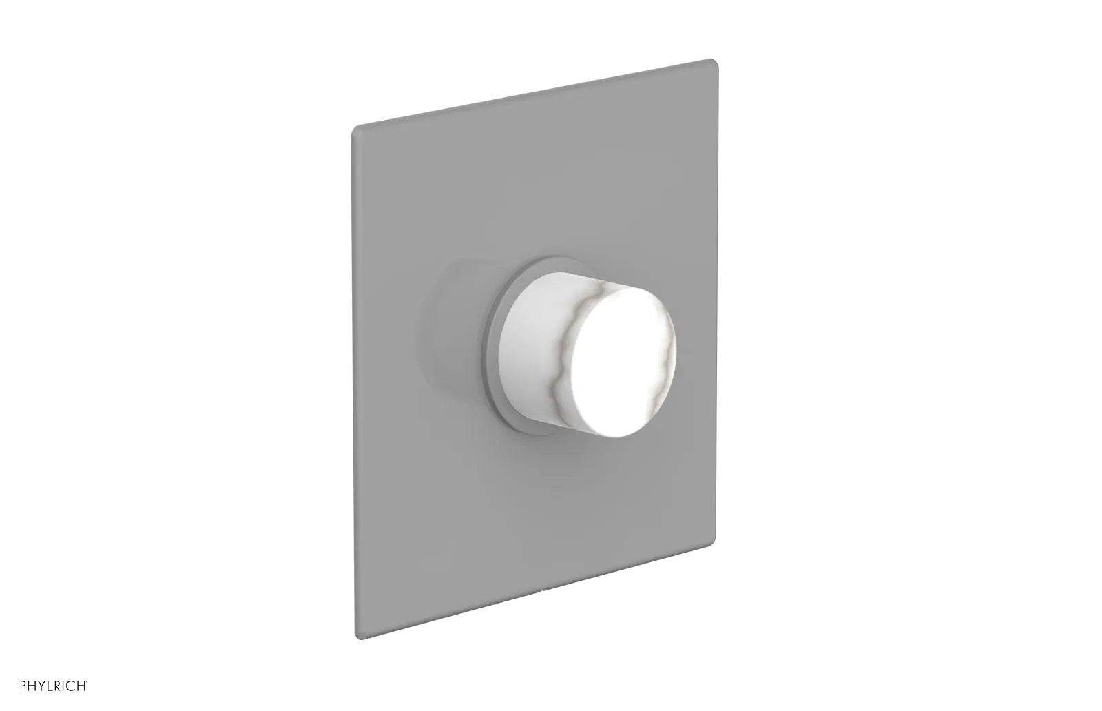 Phylrich BASIC II 3/4" Thermostatic Shower Trim - White Marble by Phylrich