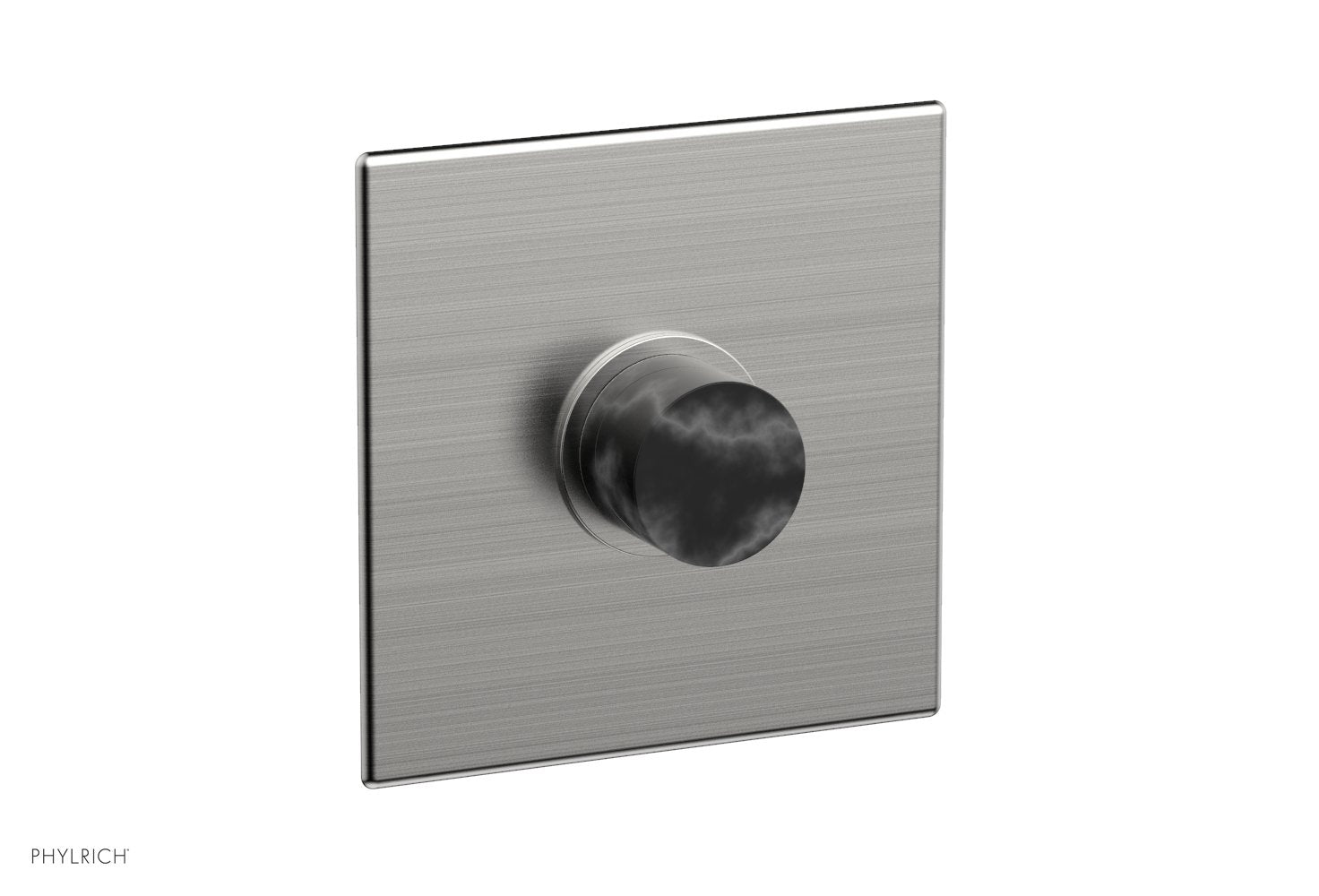 Phylrich BASIC II 3/4" Thermostatic Shower Trim - Black Marble