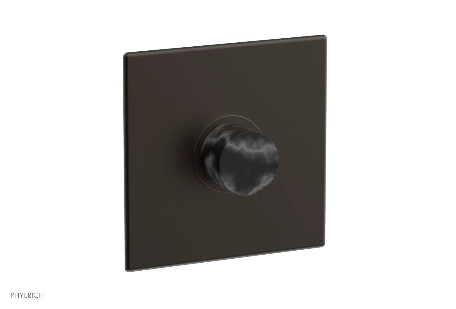 Phylrich BASIC II 3/4" Thermostatic Shower Trim - Black Marble by Phylrich