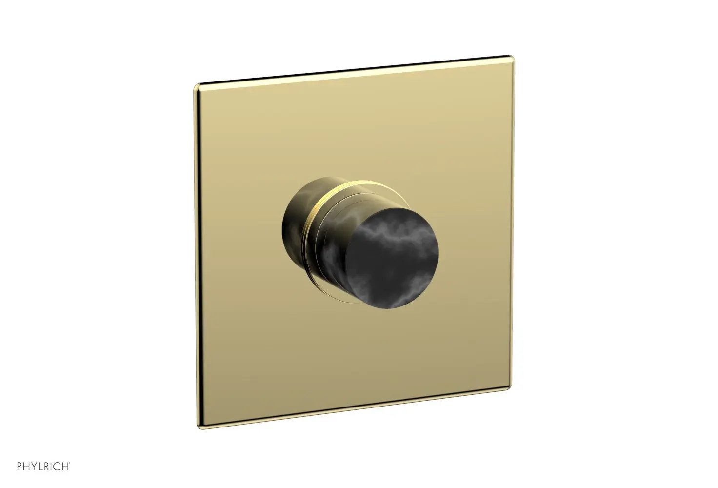 Phylrich BASIC II 3/4" Thermostatic Shower Trim - Black Marble by Phylrich