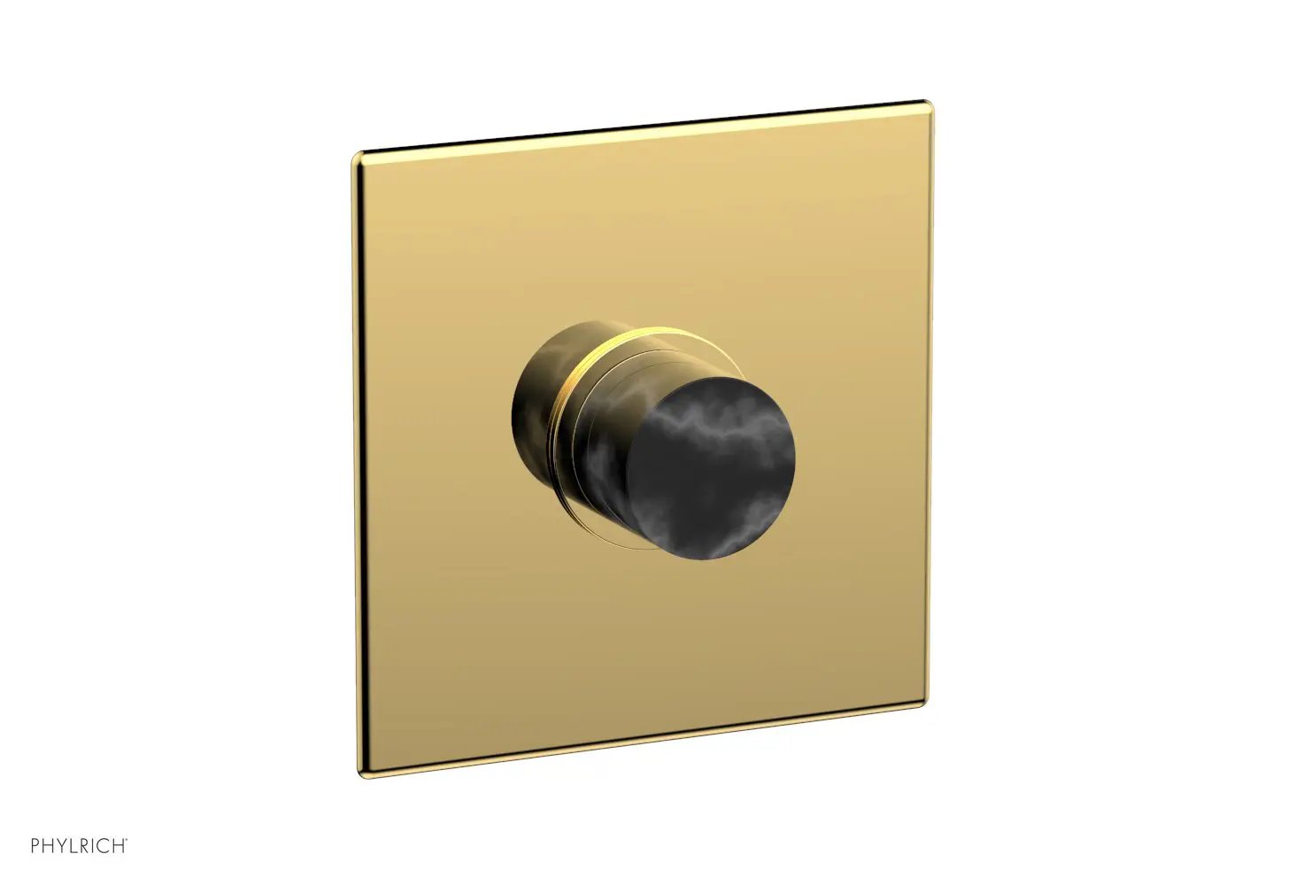 Phylrich BASIC II 3/4" Thermostatic Shower Trim - Black Marble by Phylrich