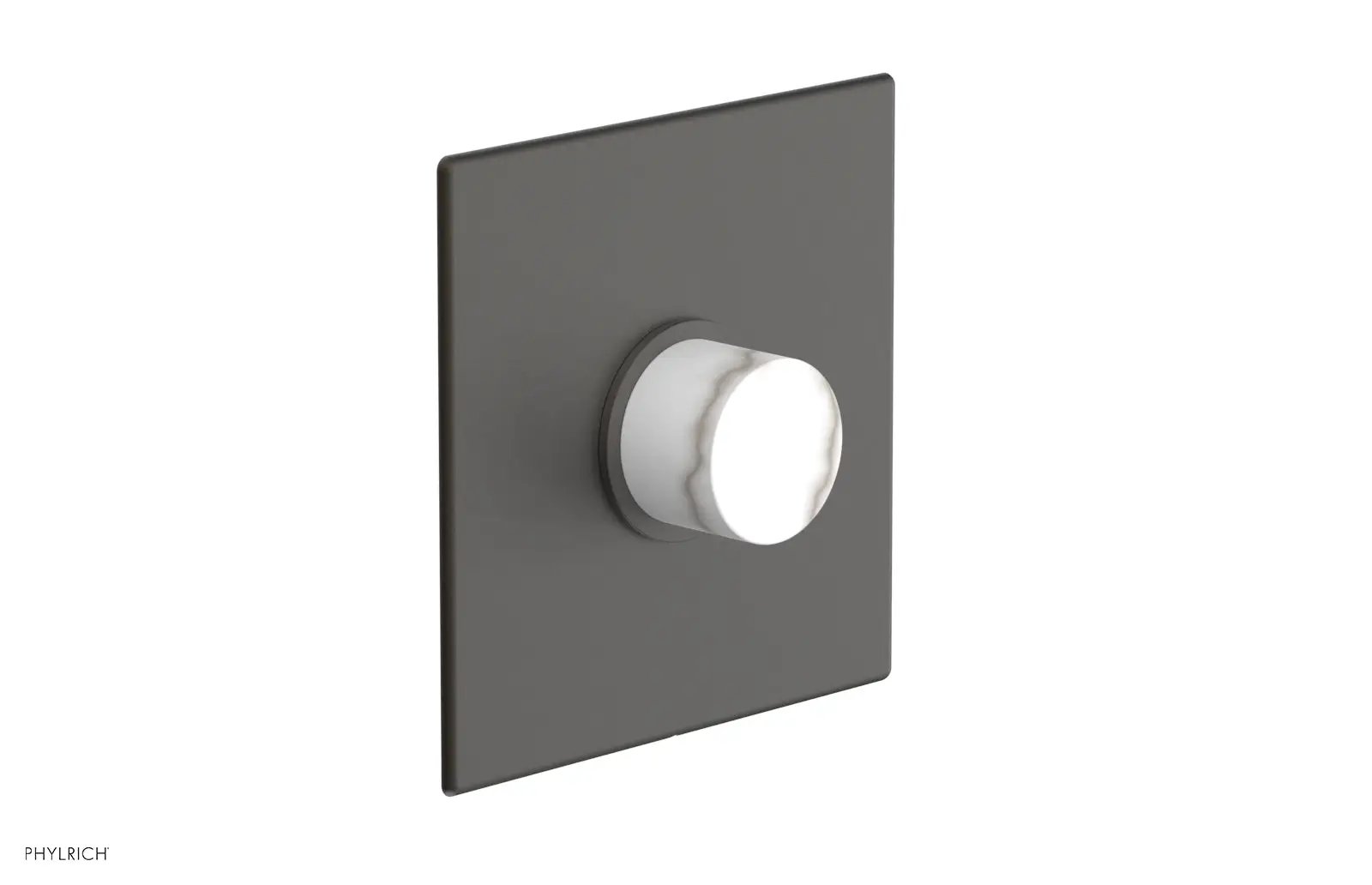 Phylrich BASIC II 3/4" Thermostatic Shower Trim - White Marble by Phylrich