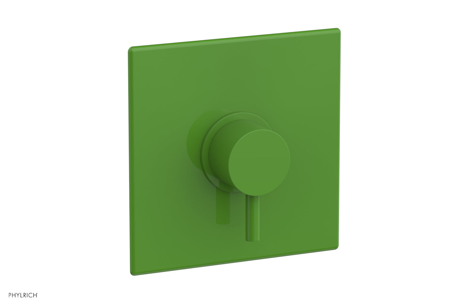 Phylrich BASIC II Pressure Balance Square Shower Plate & Lever Handle Trim