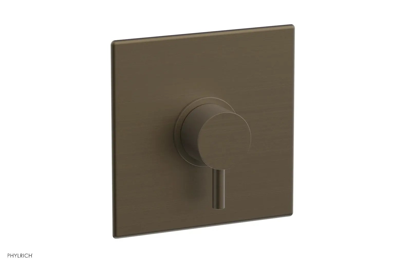 Phylrich BASIC II 1/2" Mini Thermostatic Square Shower Trim Lever Handle by Phylrich