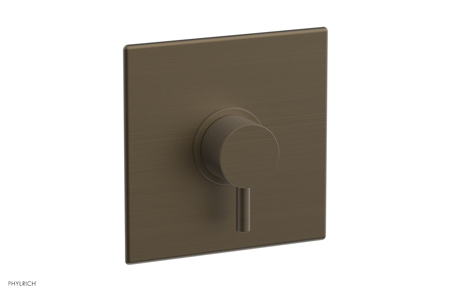 Phylrich BASIC II Pressure Balance Square Shower Plate & Lever Handle Trim