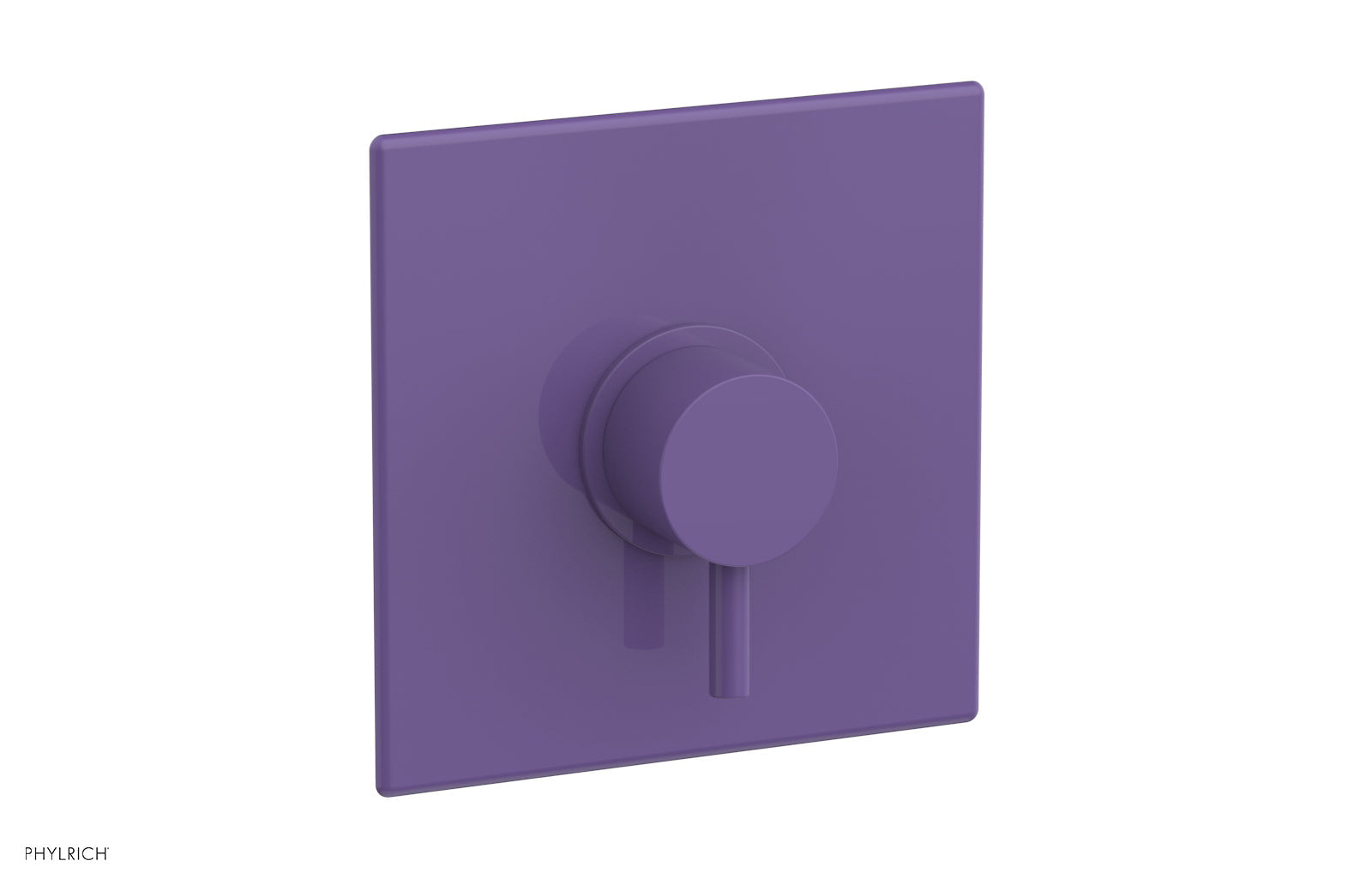 Phylrich BASIC II 3/4" Thermostatic Square Shower Trim, Lever Handle