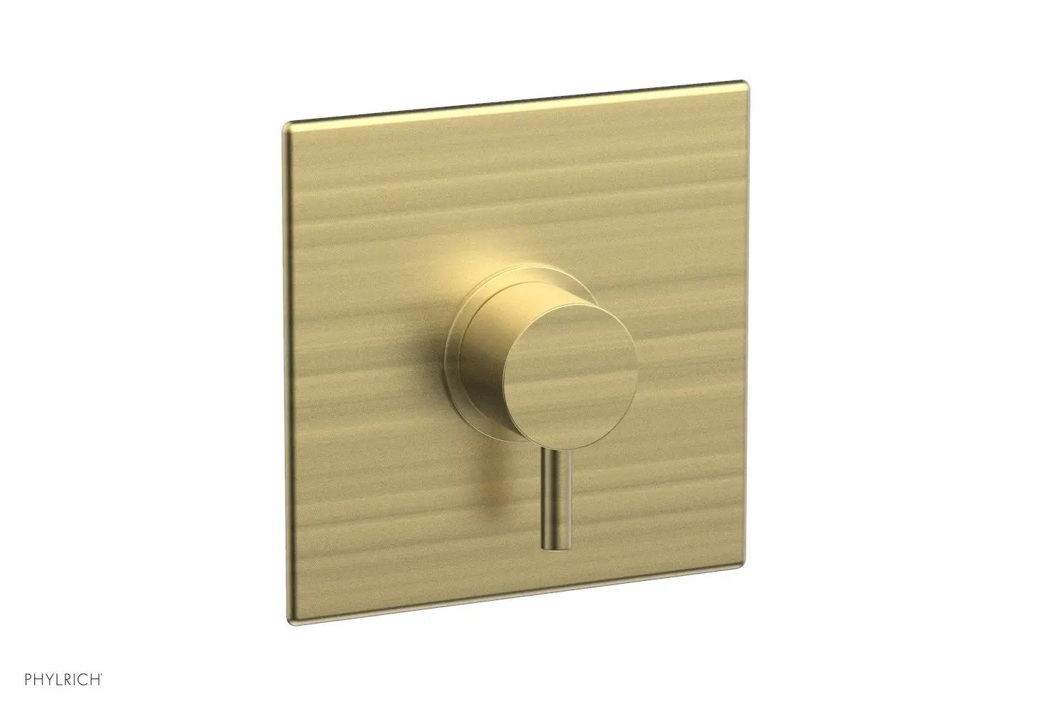 Phylrich BASIC II 3/4" Thermostatic Square Shower Trim, Lever Handle by Phylrich