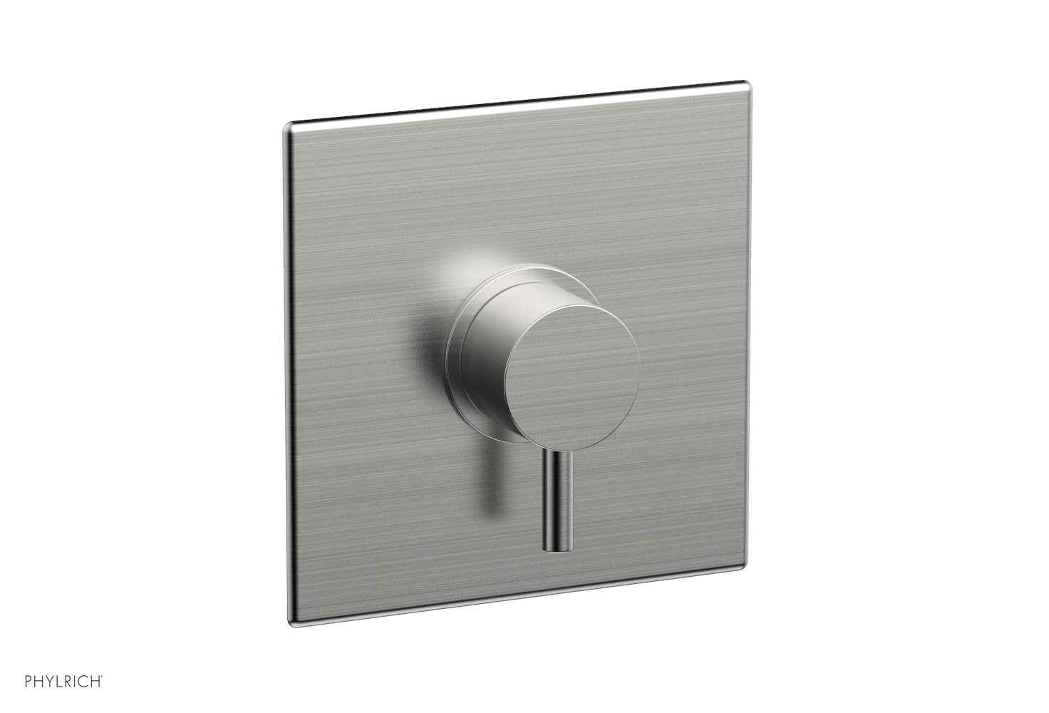 Phylrich BASIC II 3/4" Thermostatic Square Shower Trim, Lever Handle