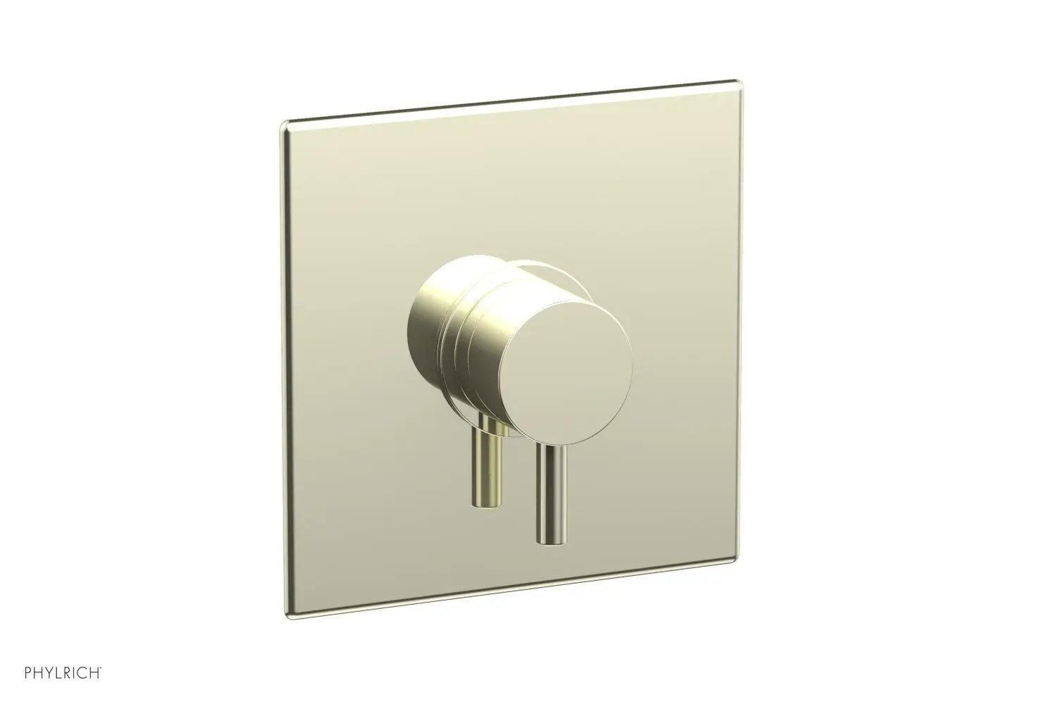 Phylrich BASIC II 3/4" Thermostatic Square Shower Trim, Lever Handle by Phylrich