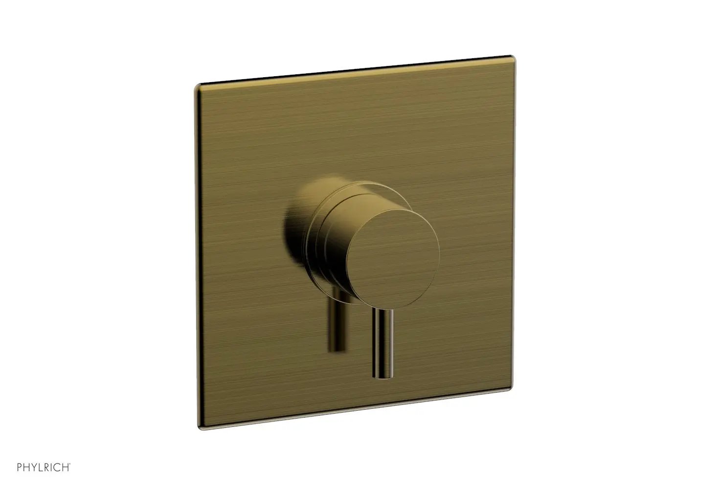 Phylrich BASIC II Pressure Balance Square Shower Plate & Lever Handle Trim by Phylrich