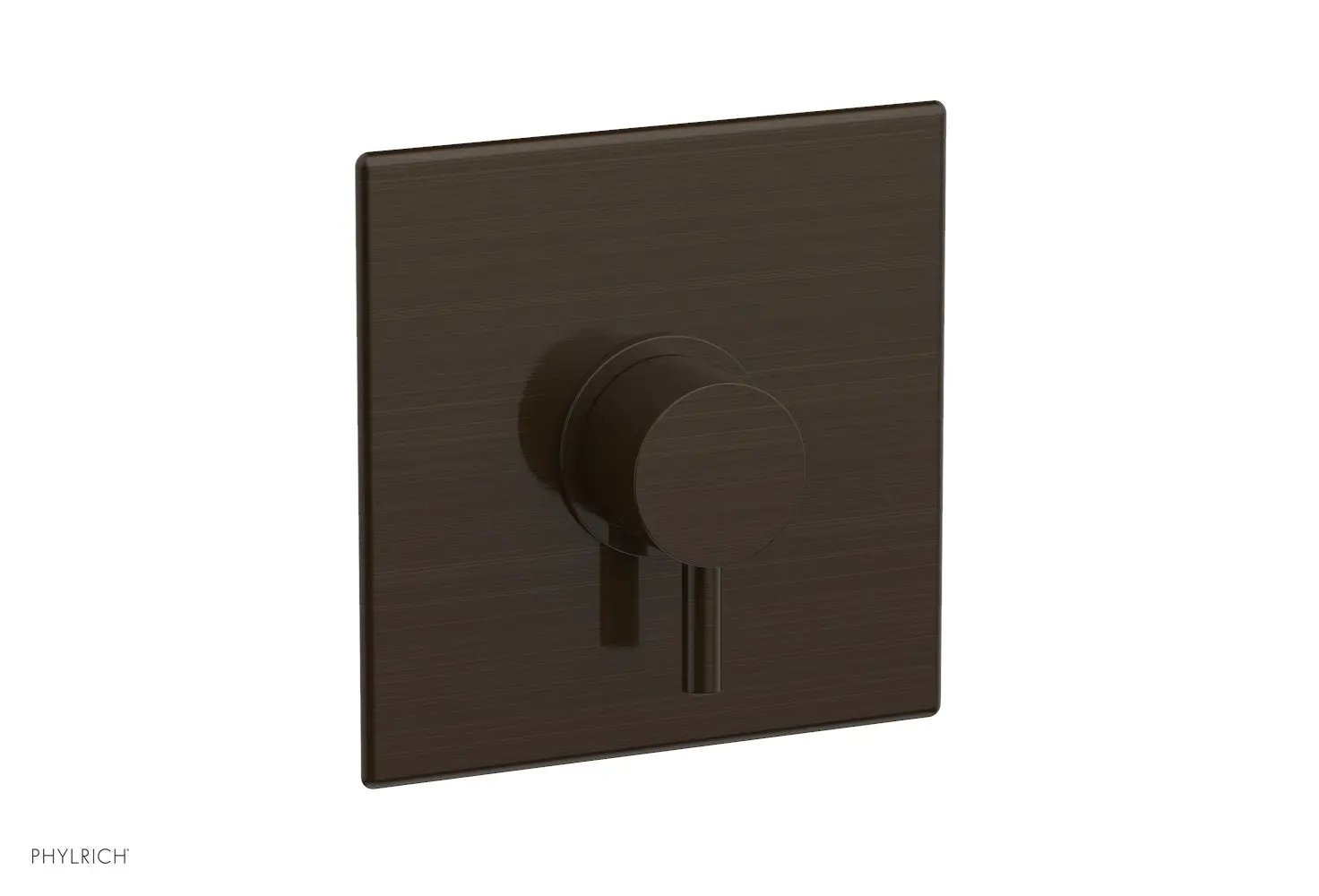 Phylrich BASIC II Pressure Balance Square Shower Plate & Lever Handle Trim by Phylrich