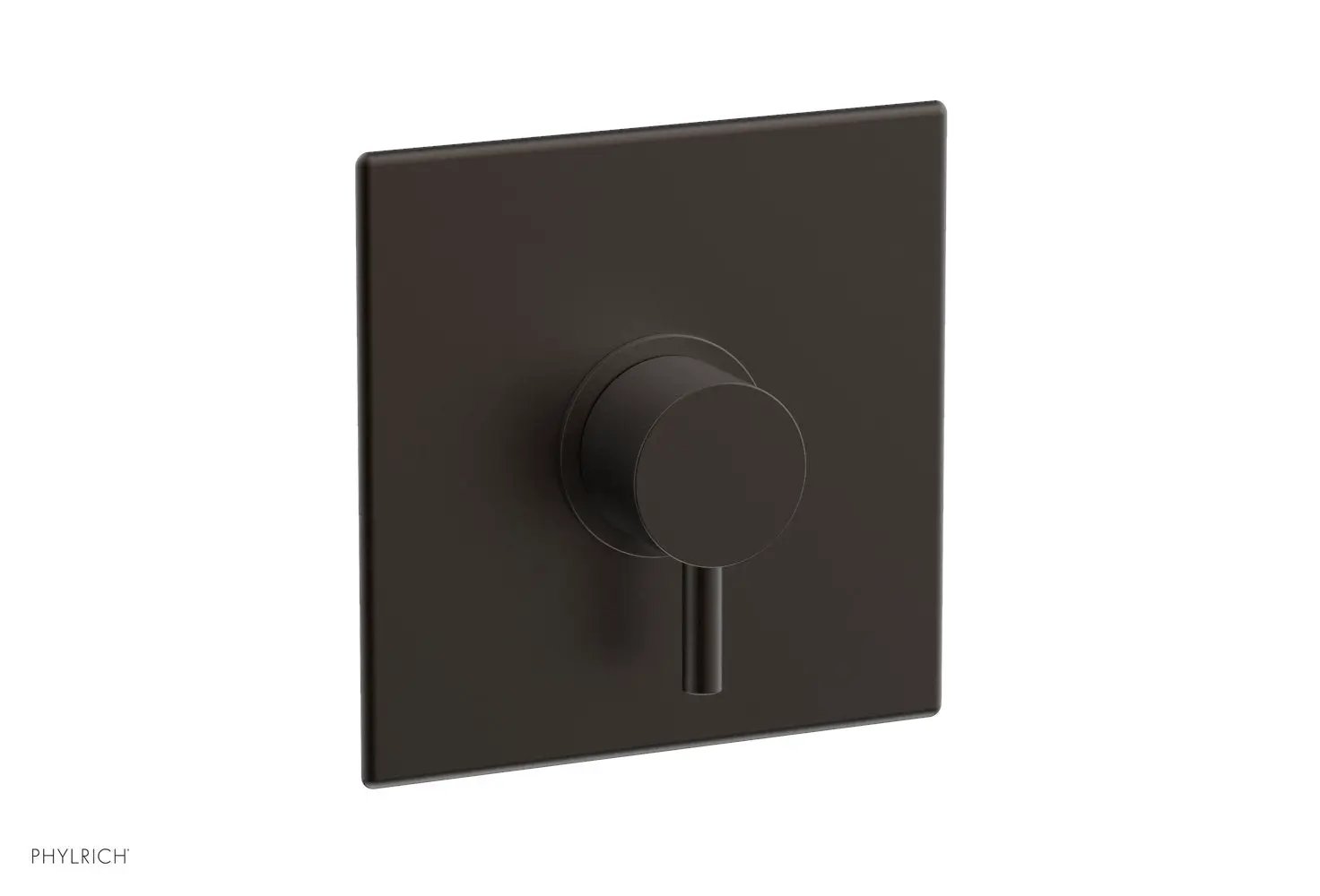 Phylrich BASIC II Pressure Balance Square Shower Plate & Lever Handle Trim by Phylrich
