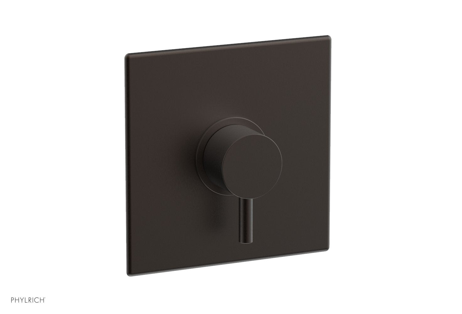 Phylrich BASIC II 3/4" Thermostatic Square Shower Trim, Lever Handle