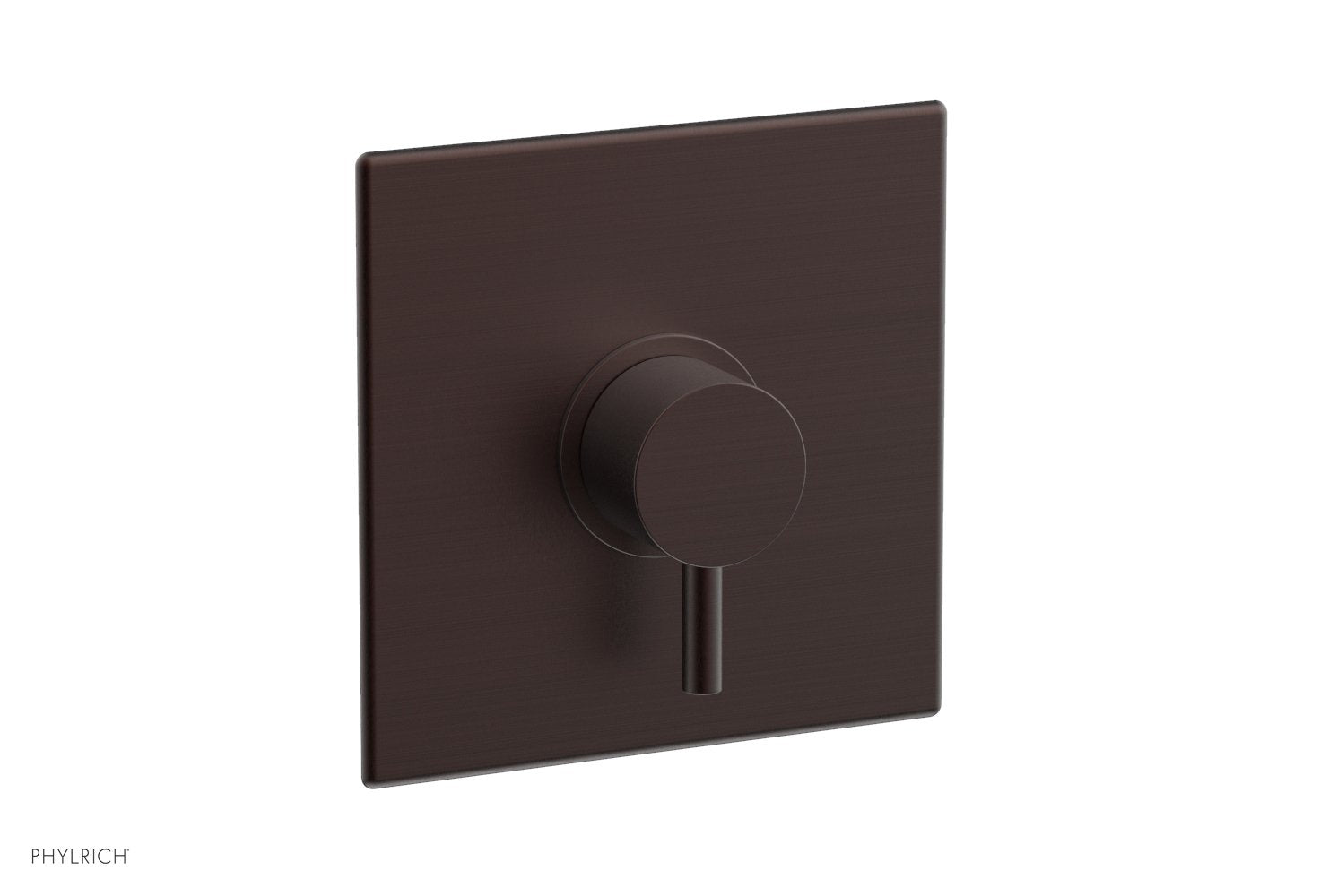 Phylrich BASIC II 3/4" Thermostatic Square Shower Trim, Lever Handle