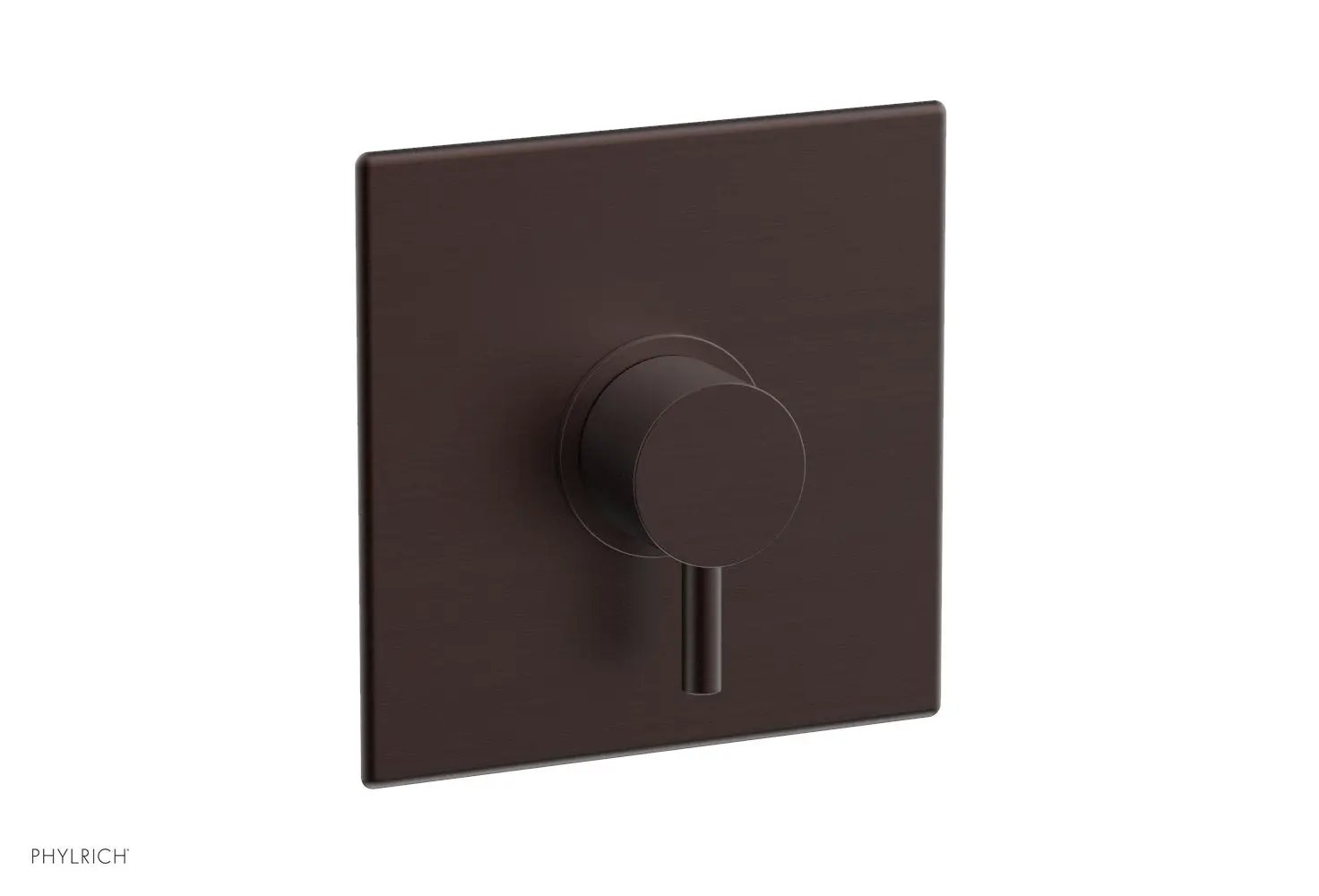 Phylrich BASIC II 3/4" Thermostatic Square Shower Trim, Lever Handle by Phylrich