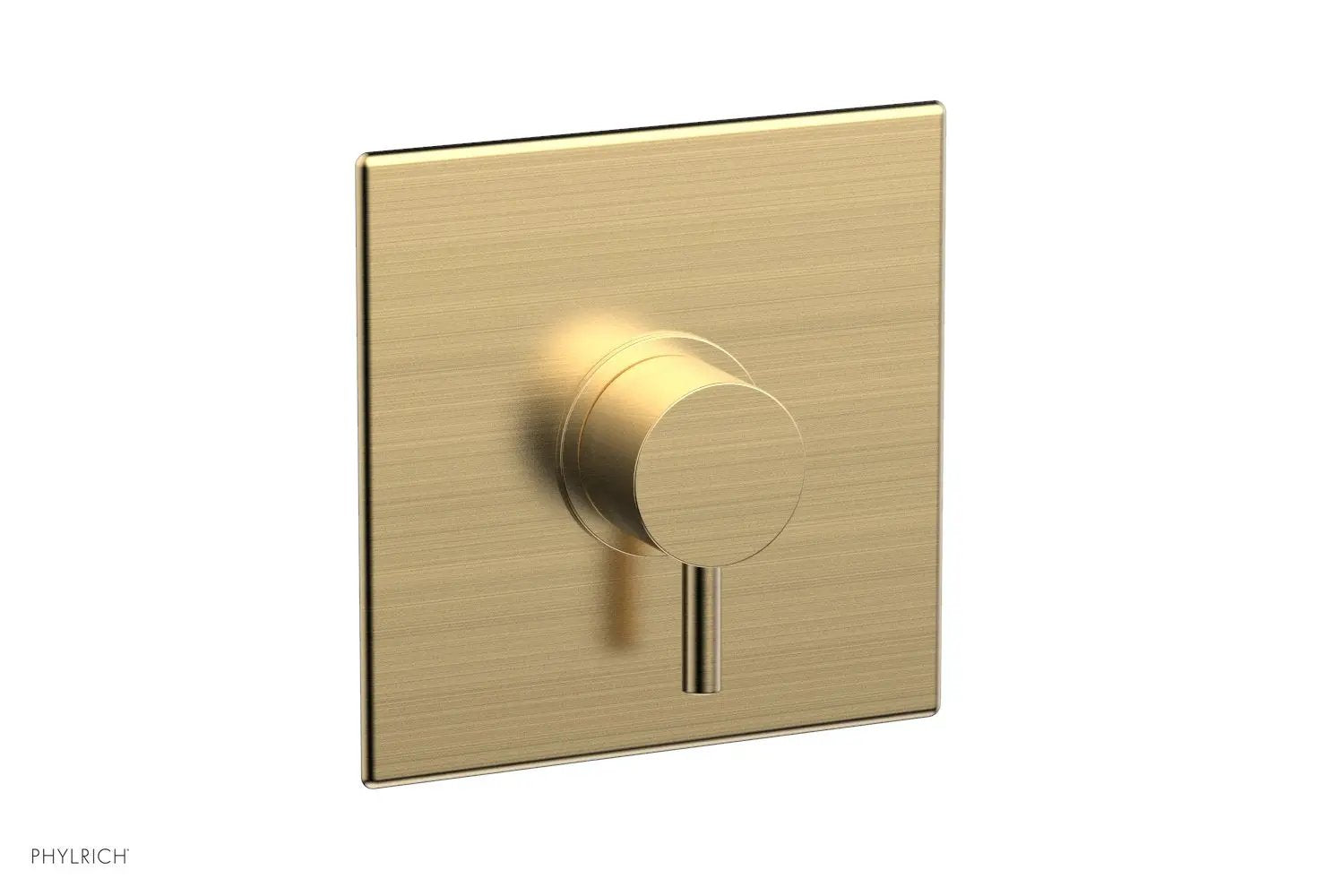 Phylrich BASIC II Pressure Balance Square Shower Plate & Lever Handle Trim by Phylrich
