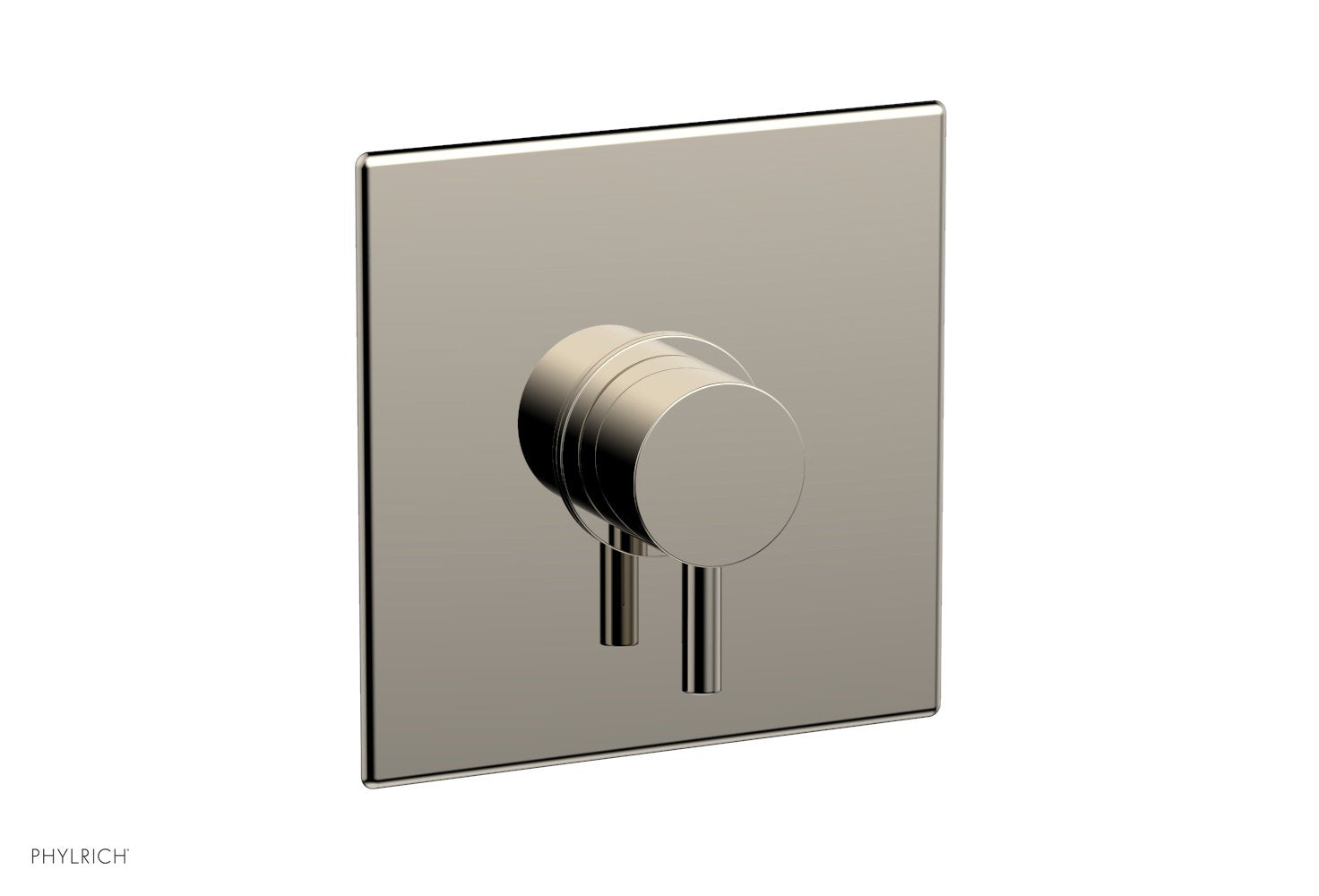 Phylrich BASIC II 3/4" Thermostatic Square Shower Trim, Lever Handle