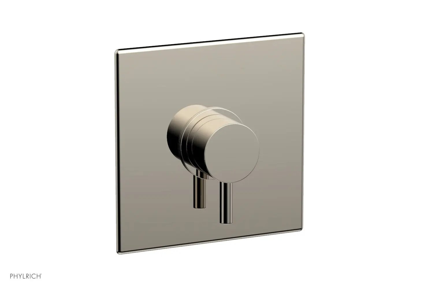 Phylrich BASIC II Pressure Balance Square Shower Plate & Lever Handle Trim by Phylrich