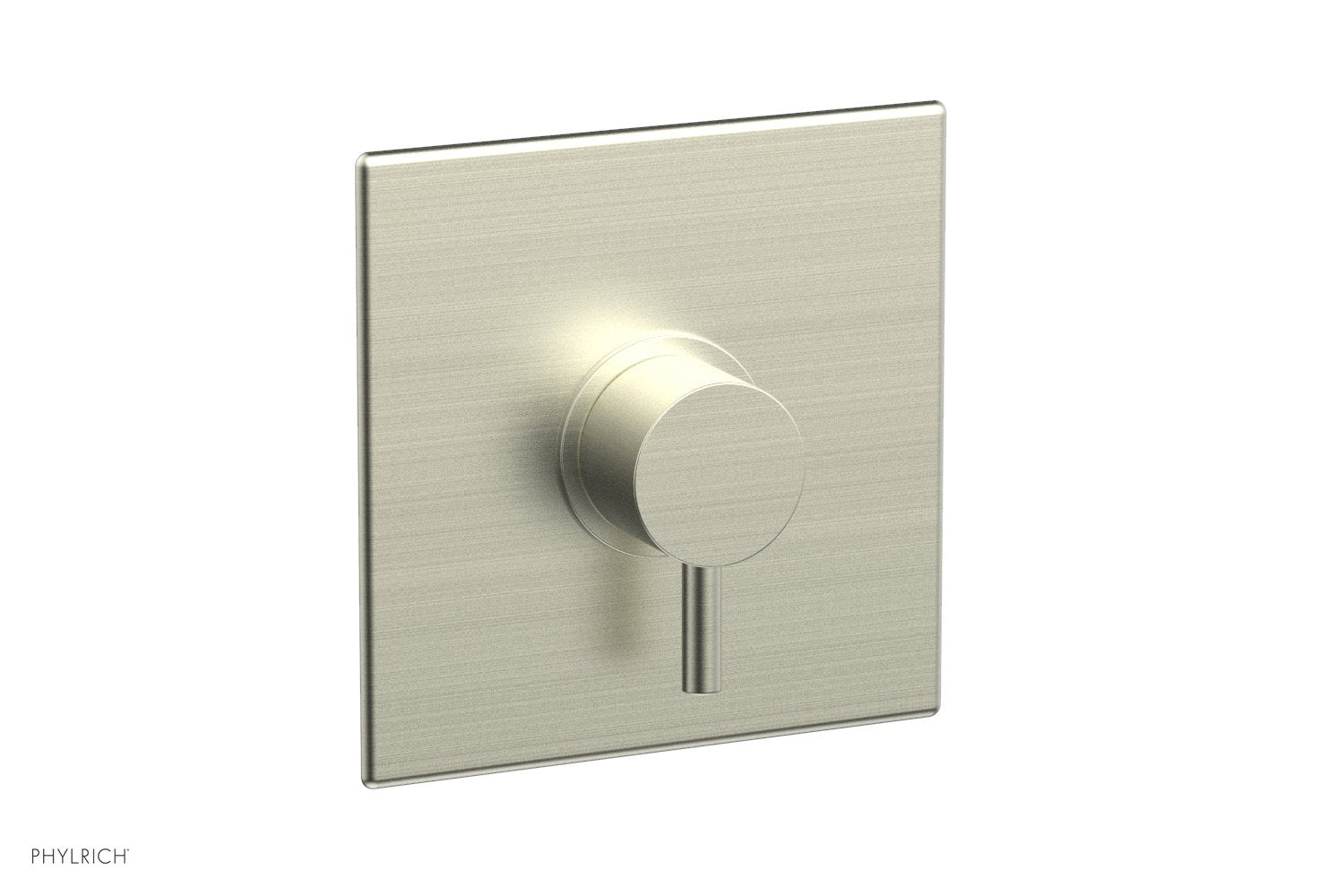 Phylrich BASIC II 3/4" Thermostatic Square Shower Trim, Lever Handle